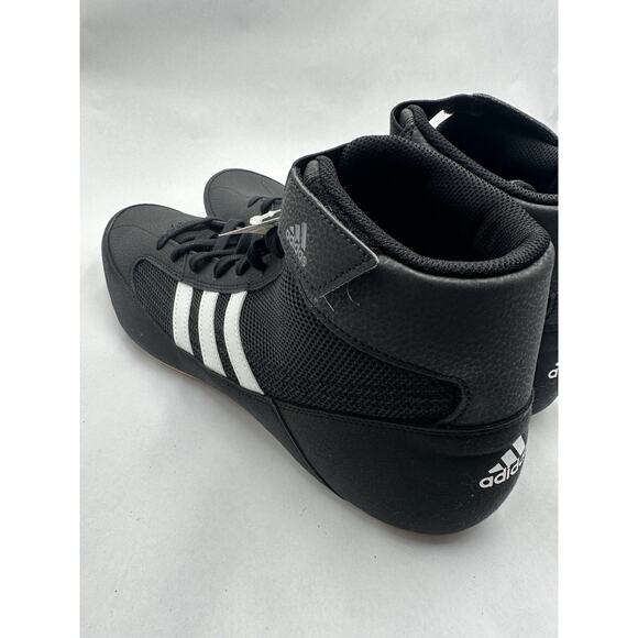 Men’s Size 15 - Adidas Wrestling Shoes MMA Black White AQ3325 New! main image 4